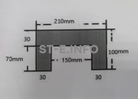 Гофрозащита усиленная 7000x210x30 для станков  - st-e.info - Чита