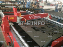 Портальный станок скоростной плазменной резки метала ST-1325UF - st-e.info - Чита