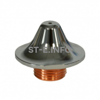 Сопло одинарное хромированное 1,4 мм арт. 1572362-1,4 - st-e.info - Чита