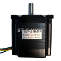 Двухфазный шаговый двигатель 57HS56-1504А08-D21 вал 8,00 мм - st-e.info - Чита