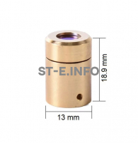 Защитный колпачок с защитным стеклом для QBH коннектора оптоволокна MAXQBHE05 - st-e.info - Чита