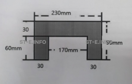 Гофрозащита усиленная 3600x230x30 для станков  - st-e.info - Чита