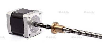 Шаговый двигатель 42HSL48-1204JA08-E146 (Tr8*4) - st-e.info - Чита