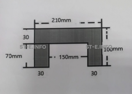 Гофрозащита усиленная 7000x210x30 для станков  - st-e.info - Чита