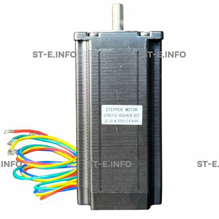 Двухфазный шаговый двигатель 57HS112-4004А08-D21 вал 8,0 мм - st-e.info - Чита